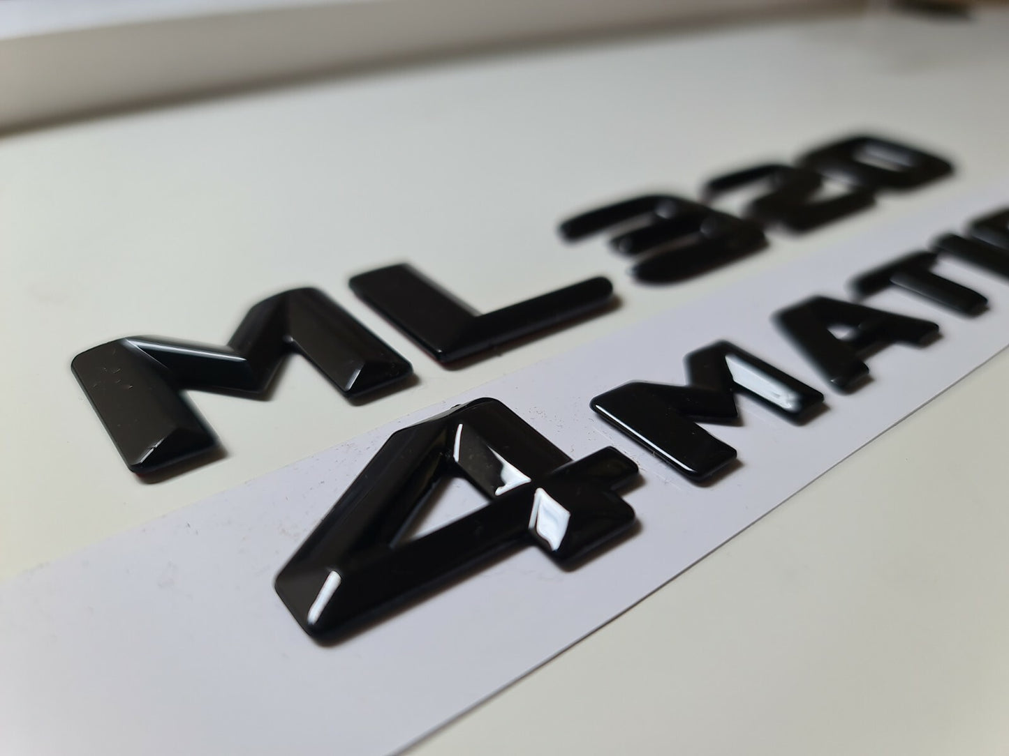 ML320 4matic Black Letter Number Rear Boot Badge Emblem For ML Class Mercedes