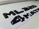 ML320 4matic Black Letter Number Rear Boot Badge Emblem For ML Class Mercedes