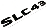 SLC43 BLACK FOR MERCEDES REAR TRUNK EMBLEM BADGE NAMEPLATE DECAL LETTERS