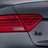 Audi A5 Matte Black Rear Letter Tail Badge Trunk Emblem Badge Sport Sline