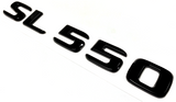SL550 BLACK For MERCEDES REAR TRUNK EMBLEM BADGE NAMEPLATE DECAL LETTERS