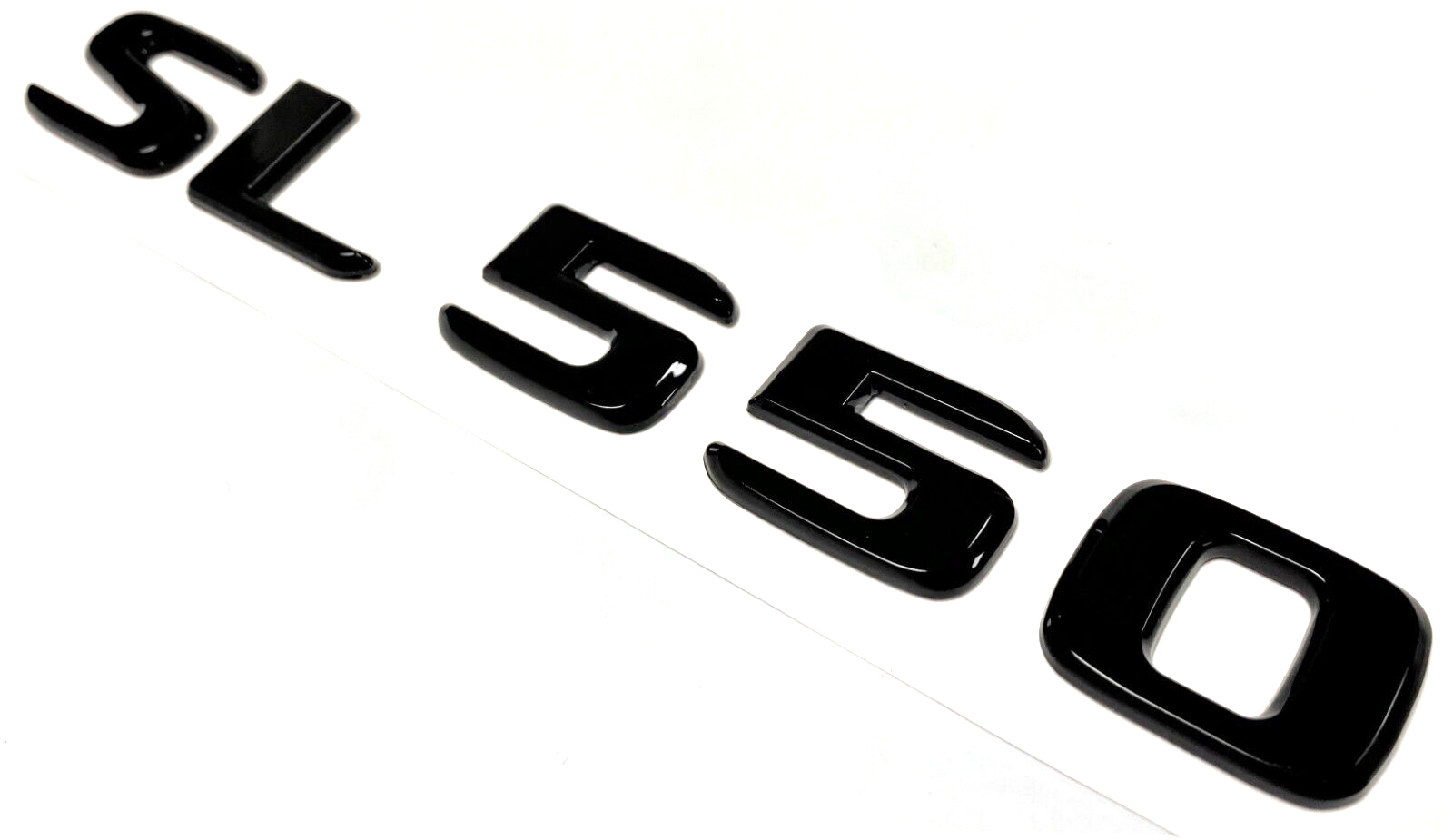 SL550 BLACK For MERCEDES REAR TRUNK EMBLEM BADGE NAMEPLATE DECAL LETTERS