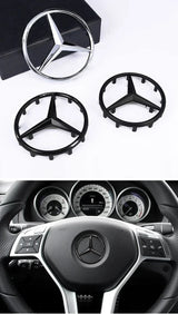 Mercedes Benz Steering Wheel Replace Badge Emblem W204 205 GLA GLC CLA A E Class