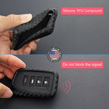 Carbon Fiber Style For Lexus Remote Key Fob Case Shell + Keychain Protect GIft