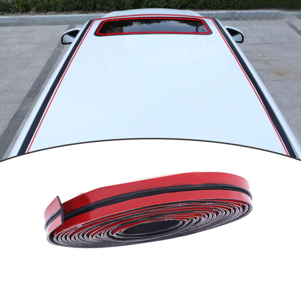 Car Accessories Windshield Roof Rubber Seal Strip Noise Insulation Stickers 2M