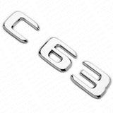17-21 C 63 AMG Emblem Trunk Lid Letter Logo Nameplate Badge Decorate OEM Chrome