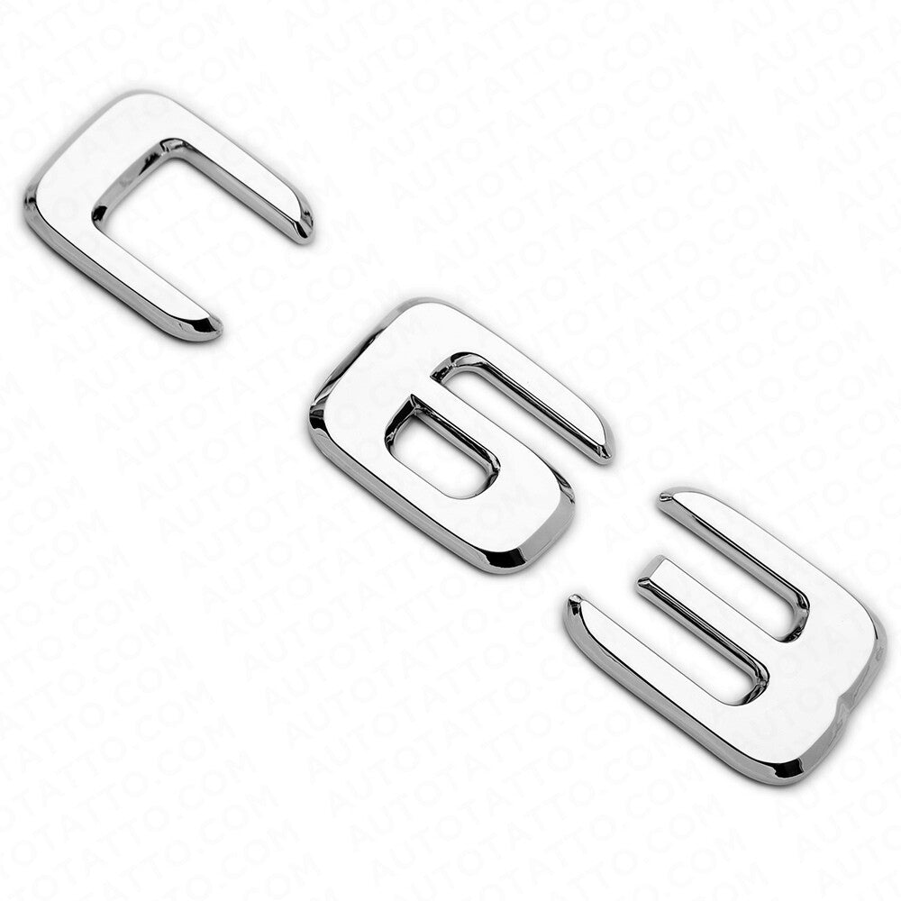 17-21 C 63 AMG Emblem Trunk Lid Letter Logo Nameplate Badge Decorate OEM Chrome