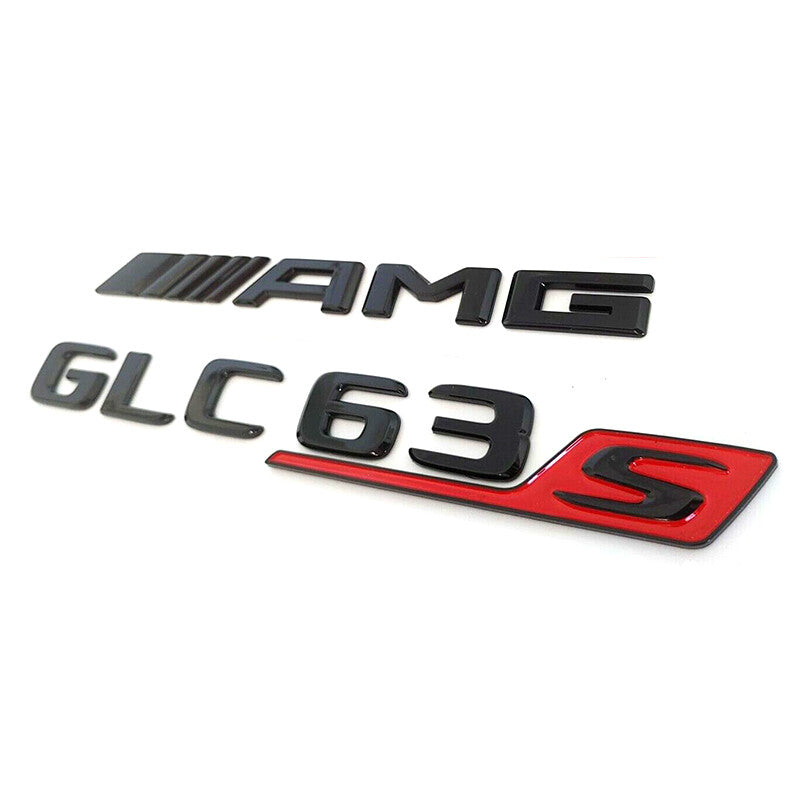 GLOSS BLACK X253 W253 GLC63s AMG SUV ESTATE BADGES FOR MERCEDES A2538170016