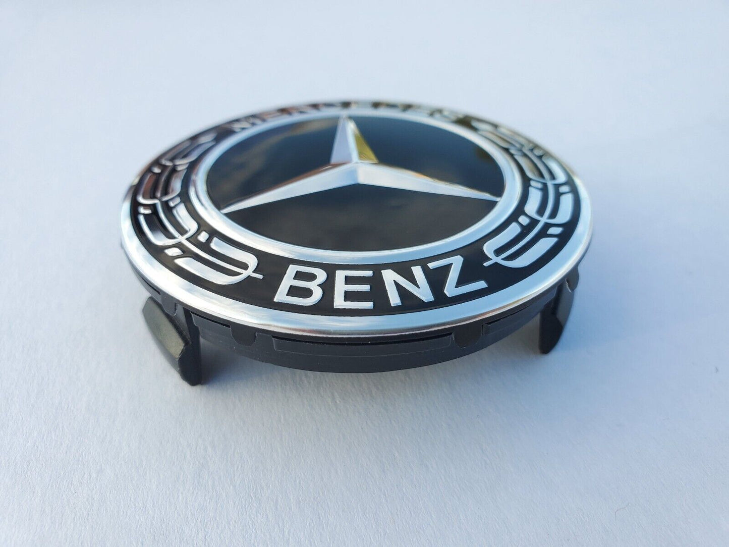 Set of 4 Center Caps  Black 2.95 Inch/75mm Fits Most Models