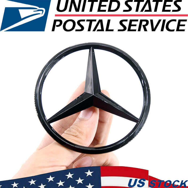 Gloss Black Mercedes S Class W223 S500 S580 S63 Rear Boot Star Badge A2238170100