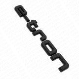 Audi e-tron Gloss Black Letter Liftgate Badge Trunk Emblem Badge Logo Sport