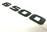 G500 BLACK FOR MERCEDES REAR TRUNK EMBLEM BADGE NAMEPLATE DECAL LETTER NUMBER