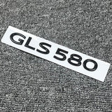 Gloss Black GLS580 Maybach Number Trunk Letters Badge Emblems Sticker For Benz
