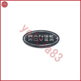 6PCS RANGE ROVER & SPORT SUPERCHARGED Black Emblem Logo Front Rear Hood