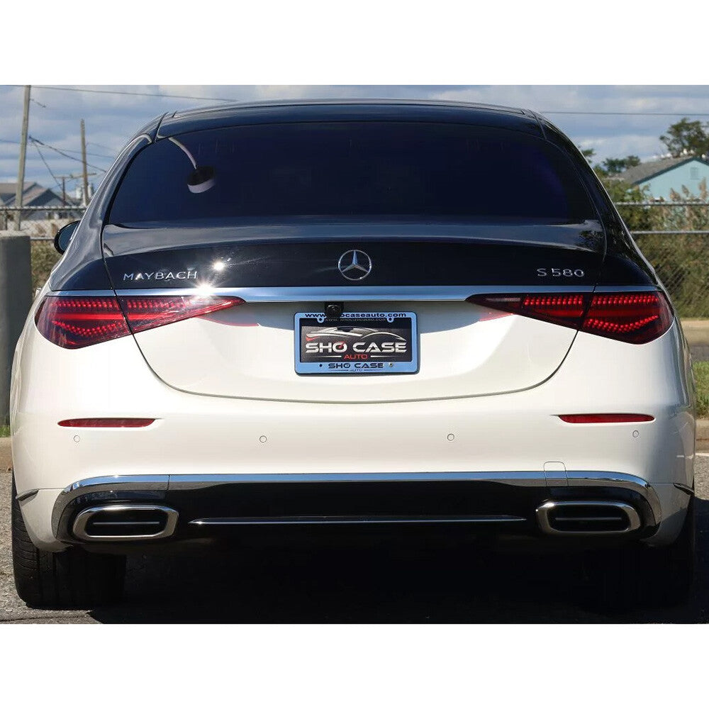 Mercedes-Maybach S 580 AMG Letter Emblem Trunk Logo Nameplate Badge Matte Black