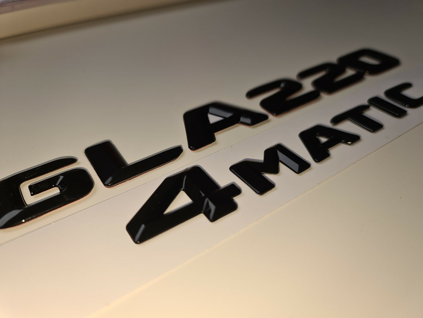 GLA220 4matic Black Letter Number Rear Boot Badge Emblem For GLA Class Mercedes