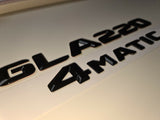 GLA220 4matic Black Letter Number Rear Boot Badge Emblem For GLA Class Mercedes