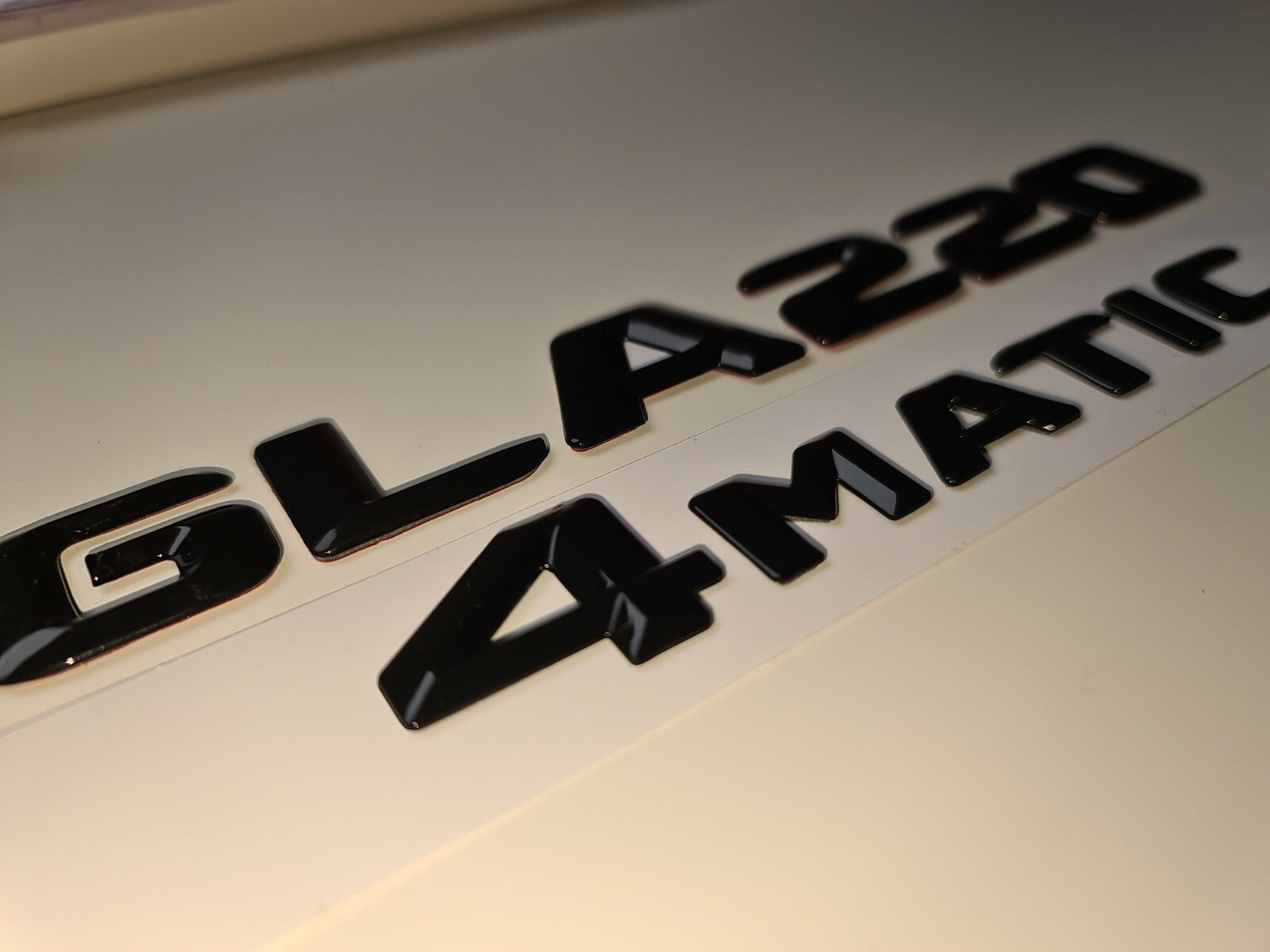 GLA220 4matic Black Letter Number Rear Boot Badge Emblem For GLA Class Mercedes