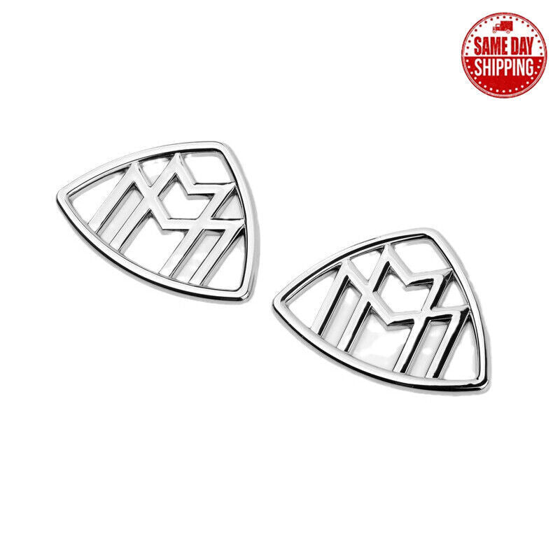 Bright Silve For Mercedes-Benz Maybach Auto Car Side Emblem Badge Decal Sticker