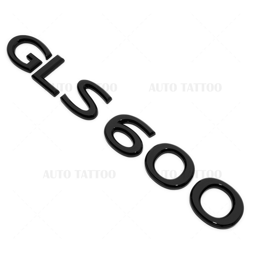 Mercedes-Maybach GLS 600 SUV AMG Emblem Liftgate Nameplate Badge Gloss Black