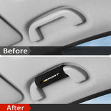 2pcs Fluff Interior Roof Door Handle Protector Armrest Cover Accessories Car Accessory