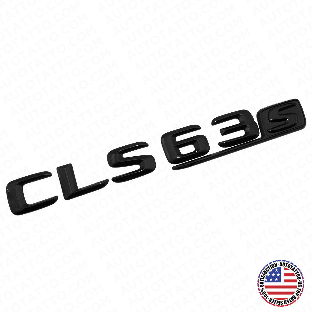 2016 CLS 63 S Emblem Trunk Lid Letter Nameplate Badge Decorate AMG Gloss Black