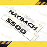For S-Class W222 S500 Maybach Glossy Black Rear Trunk Emblem Decal Badge Sticker