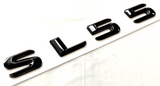 1X BLACK SL55 FOR MERCEDES REAR TRUNK EMBLEM BADGE NAMEPLATE LETTER NUMBERS