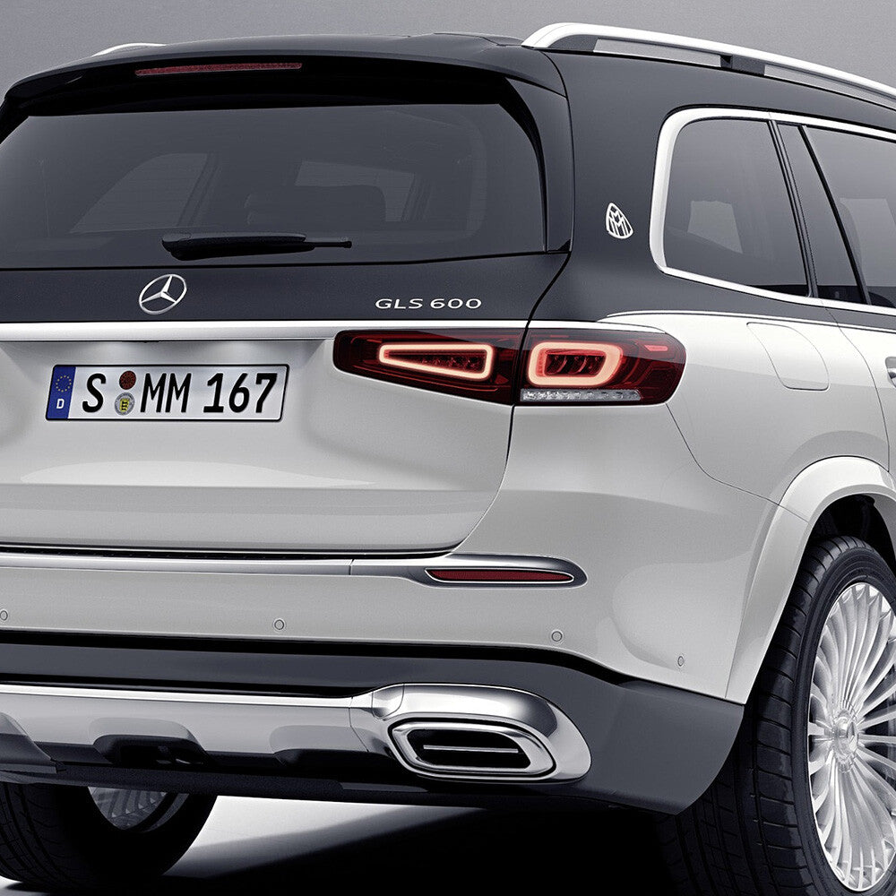 Mercedes-Maybach GLS 600 SUV AMG Letter Emblem Liftgate Nameplate Badge Chrome
