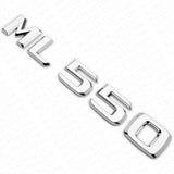Benz ML 550 AMG Letter Emblem Trunk Logo Nameplate Badge Decorate Sport Chrome