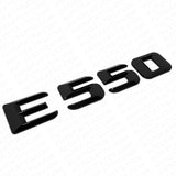 14-16 E550 AMG Letter Emblem 3D Trunk Logo Nameplate Badge Decorate Gloss Black