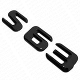 14-17 S 63 AMG Letter 3D Emblem Trunk Logo Nameplate Badge Decorate Gloss Black