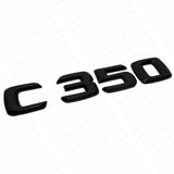 06-15 C 350 Emblem Trunk Lid Letter Logo Nameplate Badge Decoration AMG Black