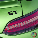 17-21 AMG GT Letter Emblem 3D Trunk Logo Nameplate Badge Decorate Gloss Black