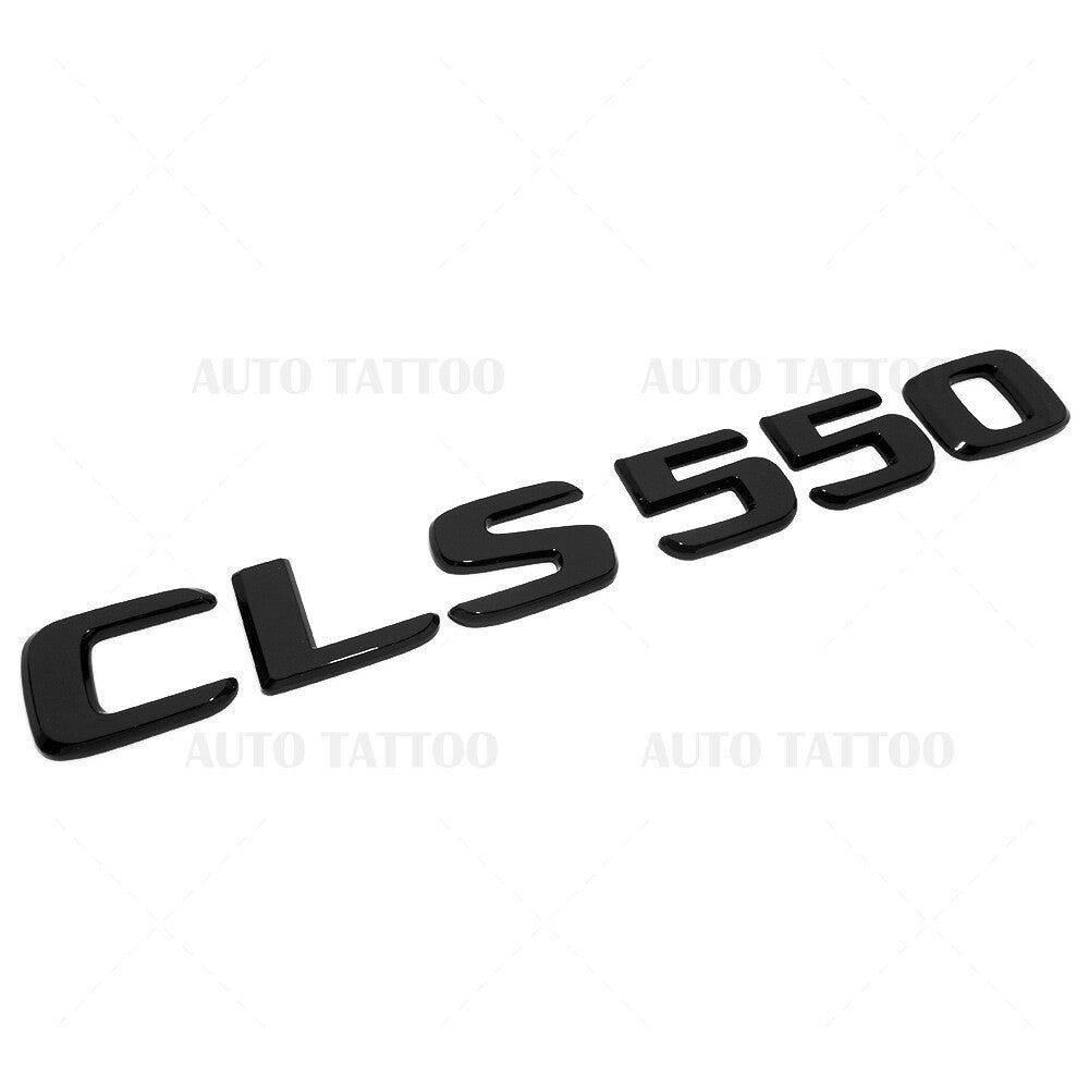 17+ CLS 550 Emblem Trunk Lid Letter Nameplate Badge Decorate AMG Gloss Black