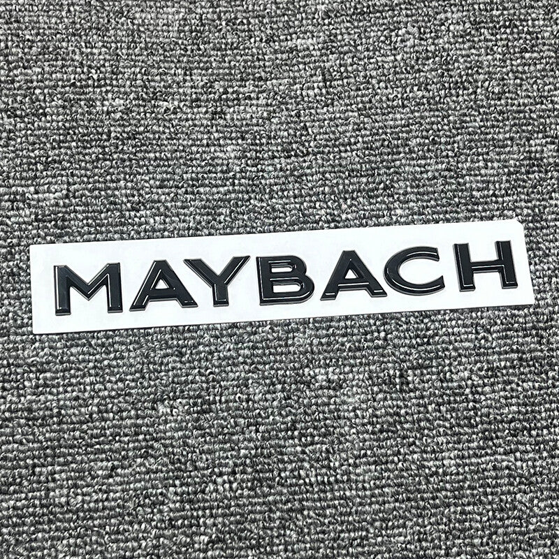 Black Maybach GLS 680 Letters Rear Trunk Emblem Badge Sticker For Mercedes Benz