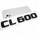 01-14 CL 600 Emblem Trunk Lid Letter Logo Nameplate Badge Decoration AMG Black