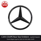 Rear Boot Trunk Star Badge For MB C Class C205 Coupe C63 C300 C43 AMG EMBLEM