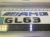 2018 " GL63 + AMG" High quality Rear Trunk Emblem Decal Badge FOR Mercedes Benz