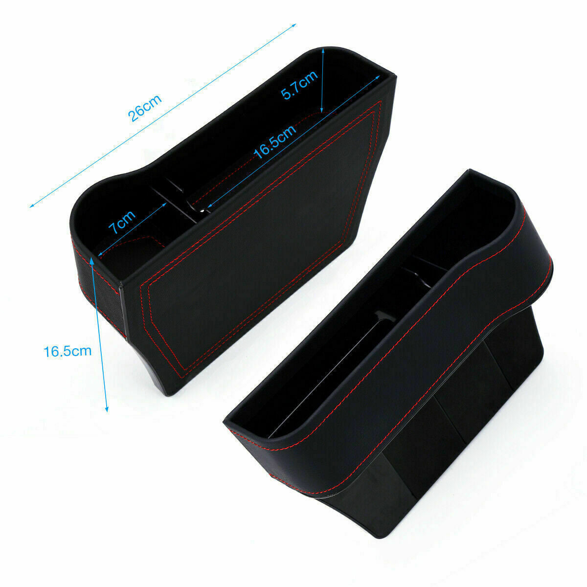 2x Seat Crevice Box Storage Cup Holder Organizer Auto Gap Pocket Stowing Accessory Car Accessory