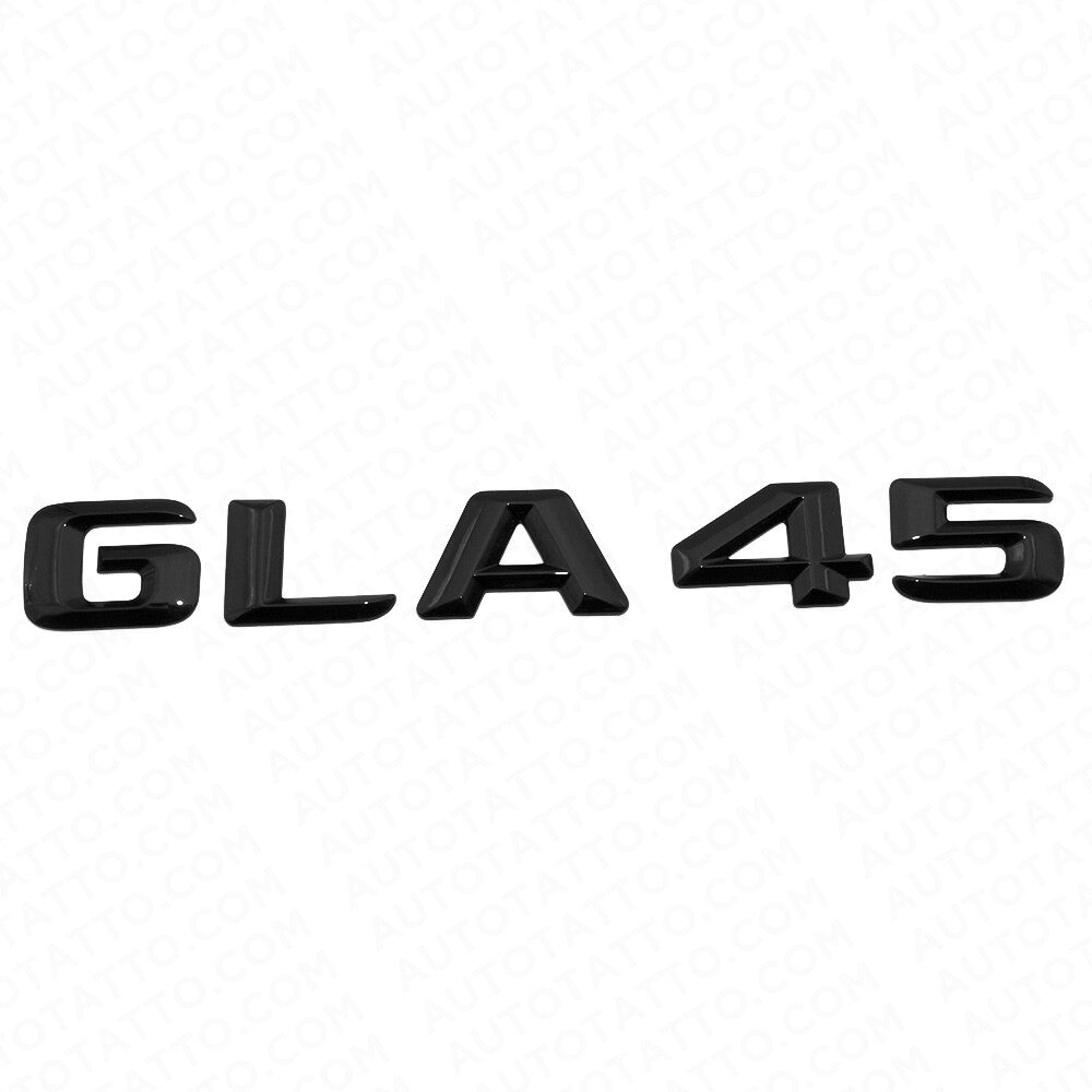 15-16 GLA 45 AMG Rear Letter Emblem Liftgate Logo Nameplate Badge Gloss Black