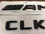 Glossy Black CLK55 AMG Letters Trunk Embl Badge Sticker for Mercedes CLK