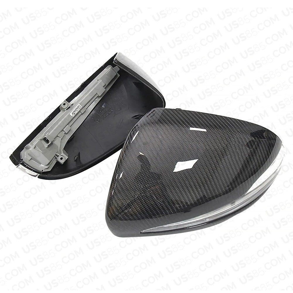 3D Real Carbon Fiber Side Mirror Cover Replace For AMG Sport W205 W213 W222 W253