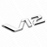 V12 AMG Side Quarter Fender Marker Nameplate Emblem Badge OEM Chrome Sport