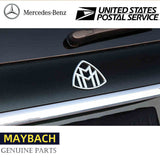 Gloss Black For Mercedes-Benz Maybach Trunk Emblem Rear Badge Standing S Class