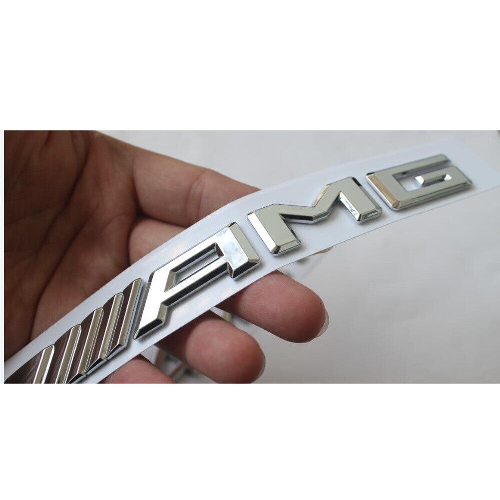 Chrome Trunk Letters Emblems for Mercedes Benz E53 AMG TURBO 4MATIC+ Symbols