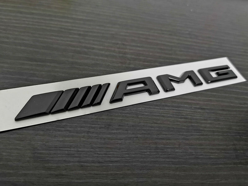Gloss Black AMG Replacement Decal Badge Sticker For Mercedes-Benz CLA Class