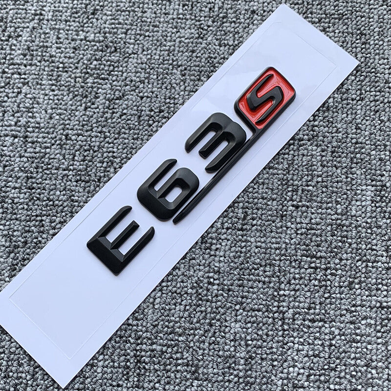 E63s 3D Back Letters Trunk Emblem Badge For Mercedes Benz E63 AMG S Sticker