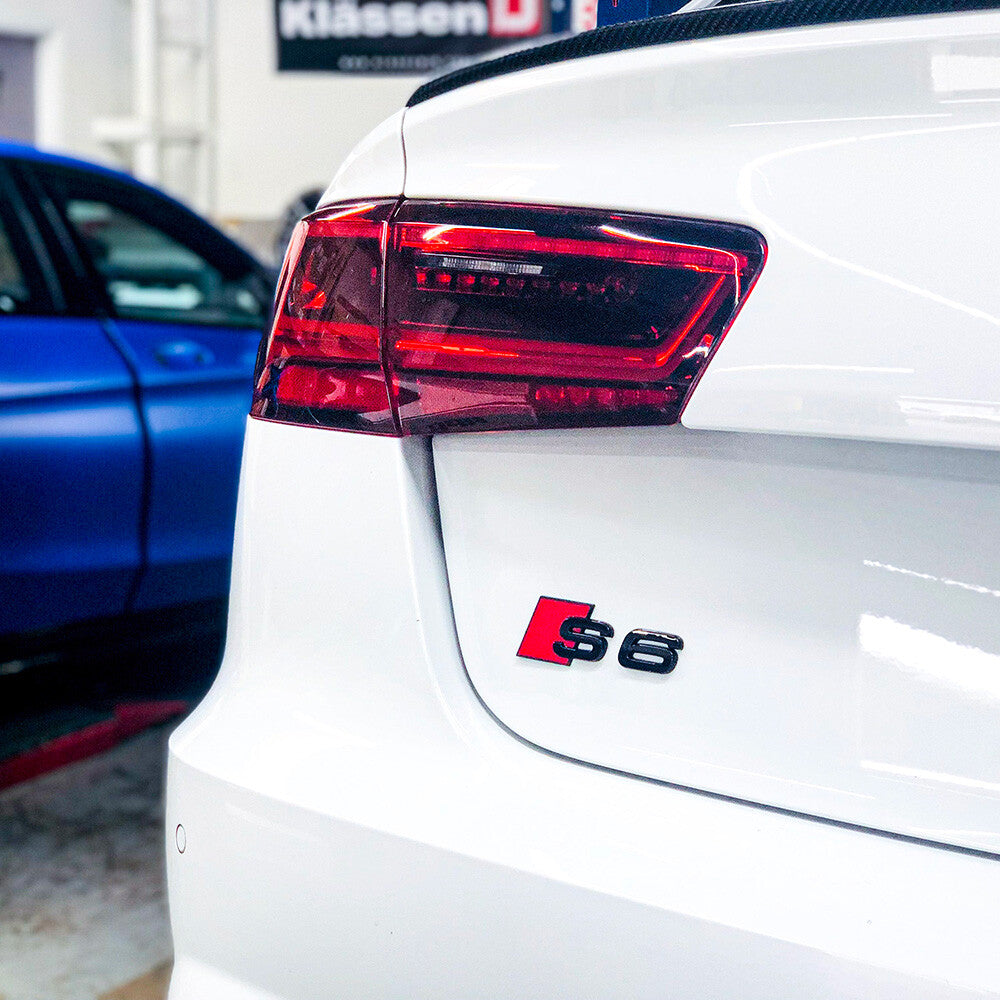 Audi S6 Gloss Black Rear Letter Tail Nameplate Trunk Emblem Badge Sport Sline