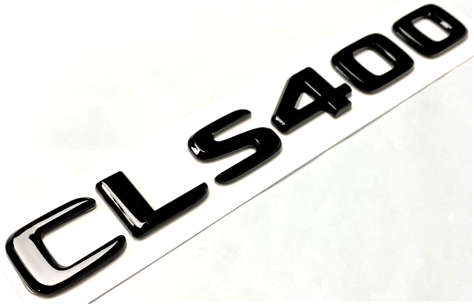 GLOSS BLACK CLS400 FOR MERCEDES REAR TRUNK EMBLEM BADGE NAMEPLATE DECAL LETTERS